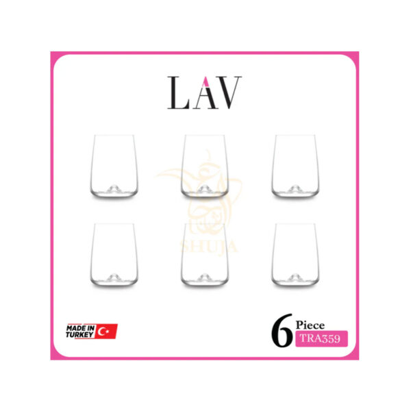 LAV 6PCS TUMBLER TRA359F Made in Turkey