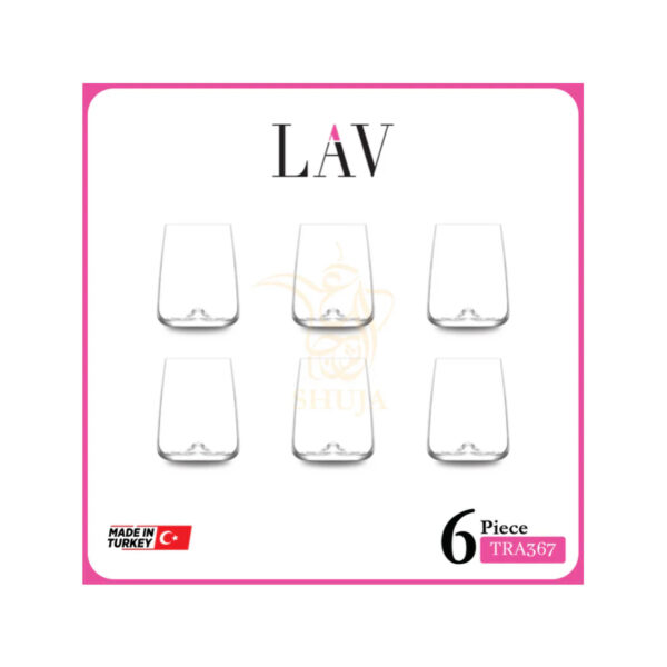 LAV 6PCS TUMBLER TRA367F Made in Turkey