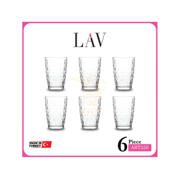 LAV 6PCS TUMBLER ART256F Made in Turkey