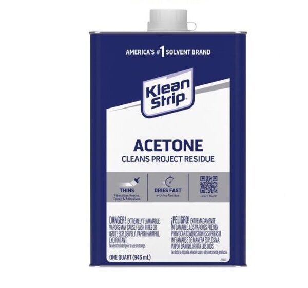 Klean Strip Acetone Solvent 1 qt