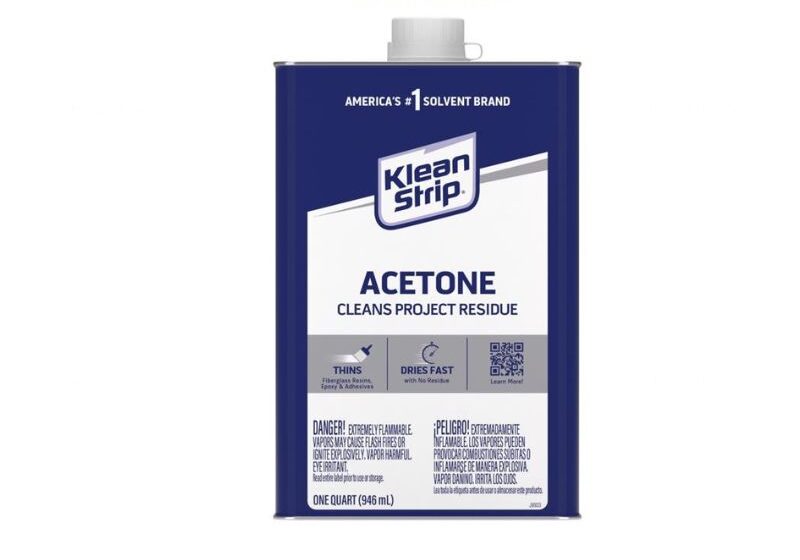 ACETONE-SOLVENT-e1778364914719.jpg Klean Strip Acetone Solvent 1 qt - Image 1