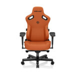 Anda Seat Kaiser 3 Large -Premium Ergonomic PVC leather, With Magnetic Memory Foam Neck Pillow - Orange
