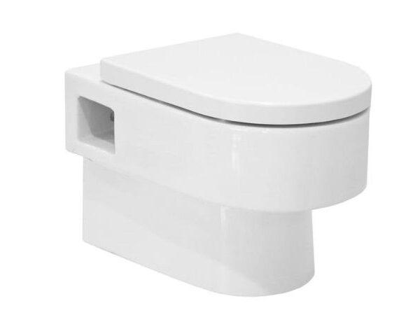 AQUASAN CIRCLE WATER CLOSET SET WITH SEAT COVER