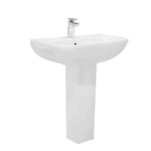 AQUASAN CLOUD WASH BASIN FULL PEDASTAL