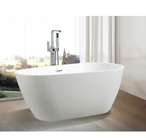 Acrylic White Bathtub Style -1 (60*75*150)