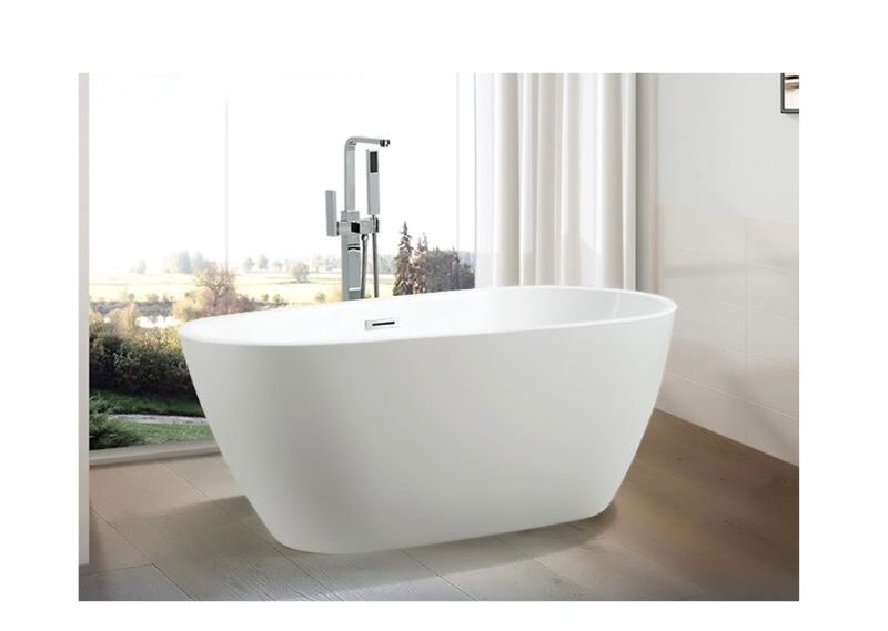 Acrylic-White-Bathtub-Style-14-e1759827087138.jpg Acrylic White Bathtub Style -1 (60*75*150) - Image 1