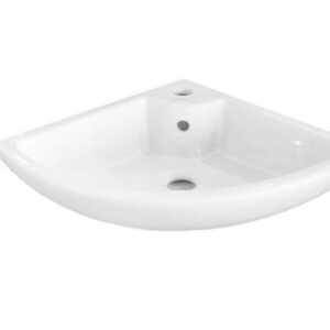 Aquasan Lara Corner Wash Basin-White
