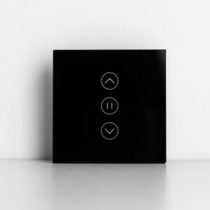 GoSmart WiFi Curtain Switch - Black for Smart Home Automation