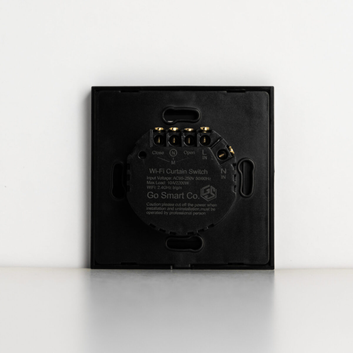 GoSmart WiFi Curtain Switch - Black for Smart Home Automation - Image 2