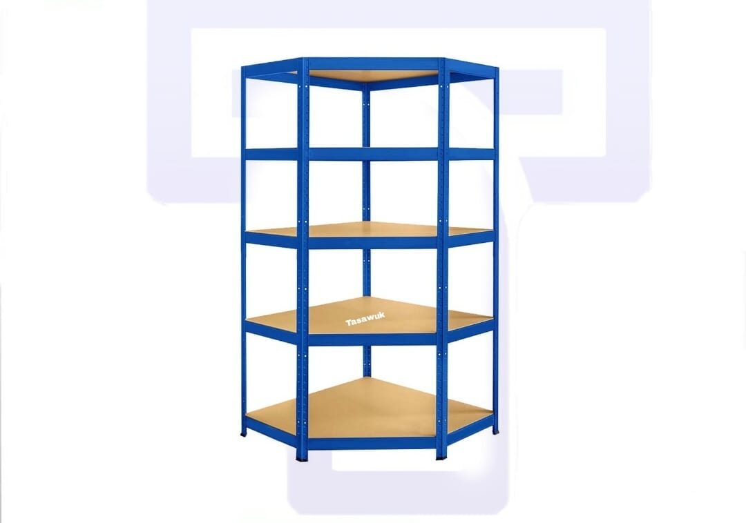 BGPN4650-e1662733905856.jpg T20 Corner Shelf with 5 Wood Shelf - Image 1