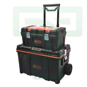 2 in 1 Rolling Tool Box - The Perfect Solution for Storing and Transporting Your Tools