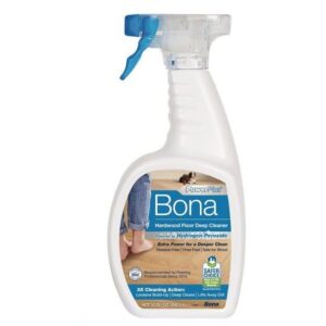 Bona PowerPlus Hardwood Floor Deep Cleaner Spray, Oxygenated Formula - 32 Fl Oz