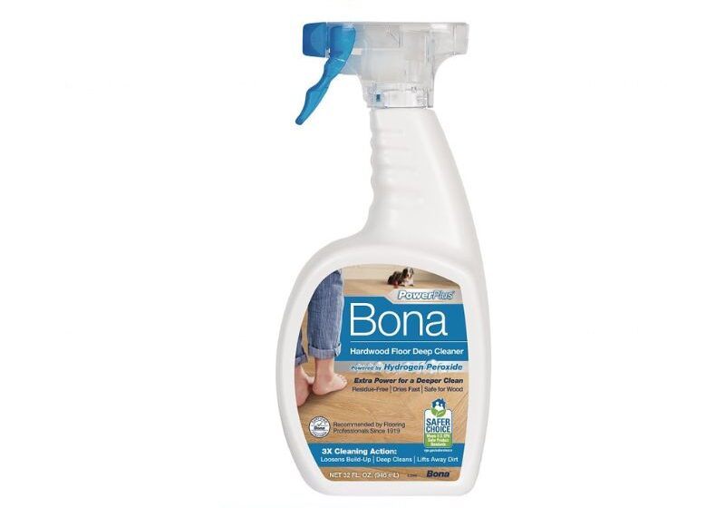 Bona-PowerPlus-e1778420565828.jpg Bona PowerPlus Hardwood Floor Deep Cleaner Spray, Oxygenated Formula - 32 Fl Oz - Image 1