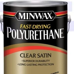Minwax Satin Polyurethane Floor Varnish (Fast Drying, 1 Gallon)