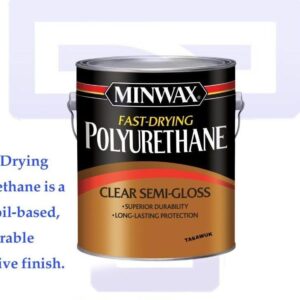 Durable Floor Protection: Minwax Polyurethane Floor Varnish (Semi-Gloss Finish)