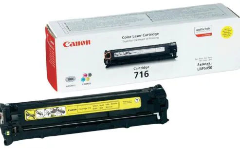 Canon-716-Yellow-Laser-Toner-Cartridge.webp Canon 716 Yellow Laser Toner Cartridge - Image 1