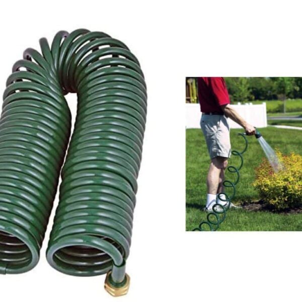 Bounce Back Garden Hose (15m): Retractable and Lightweight for Effortless Watering