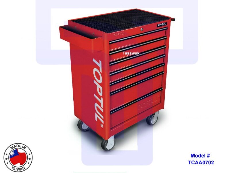DGUV9624-e1665259423398.jpg Toptul 7-Drawer Tool Trolley: Versatile Storage and Transport - Image 1