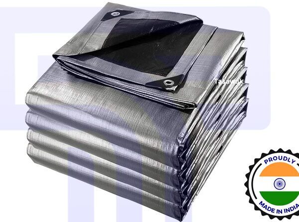 Heavy Duty Tarpaulin - Silver 5 x 7 mtr