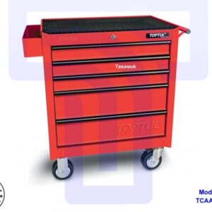 Toptul 5-Drawer Tool Trolley: Spanish-Made for Organized Storage