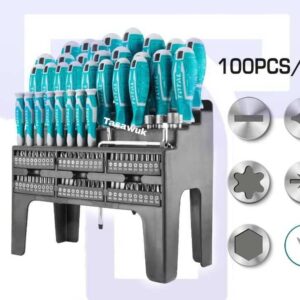 100pc Screwdriver Set: Conquer Any Screw Job with Ease