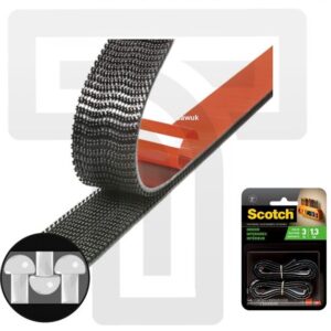 3M Easy Lock Indoor Fastener (1.9cm x 4.5m) - Damage-Free Mounting for Walls