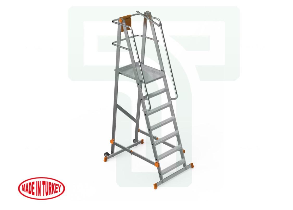 EQVA3706.jpeg Aluminium Scaffolding Ladder 2m-Stp - Image 1