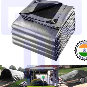 Heavy Duty Tarpaulin - Silver 4 x 10