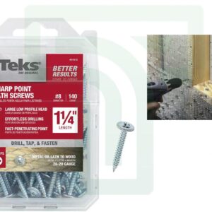 Sharp Point Lath Screws