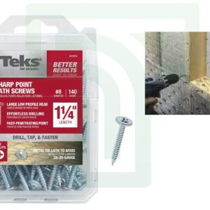 Sharp Point Lath Screws