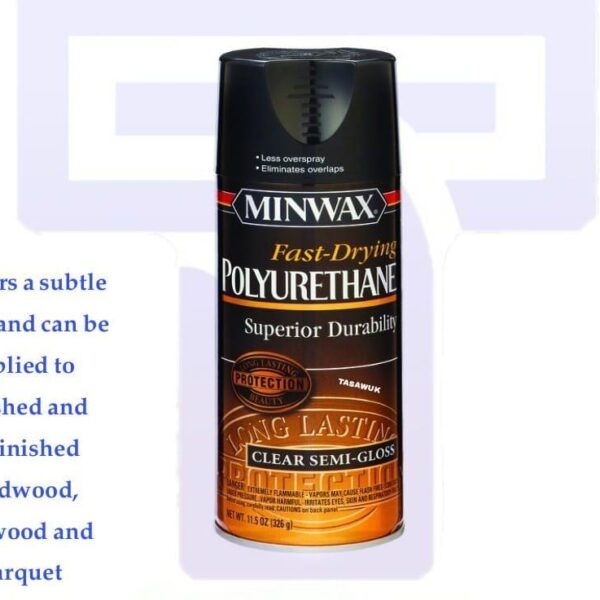 Minwax Fast Drying Polyurethane (Clear Semi-Gloss, 11.5oz)