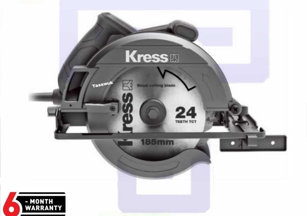 GRDS3814-e1666479938495.jpg 1400W Circular Saw (185mm Blade) : Effortless Cutting & Control - Image 1