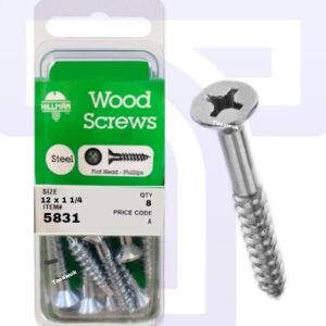 Wooden Screws Flat Head