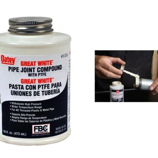 Leak-Proof Seal for Steel Pipes: Oatey Pipe Joint Compound
