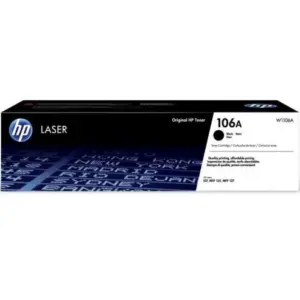 HP 106A Black Laser Toner Cartridge - W1106A