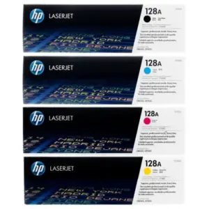 HP 128A Laserjet Set – Black, Cyan, Magenta, Yellow
