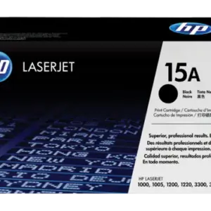 HP 15A Black Original LaserJet Toner Cartridge (C7115A)