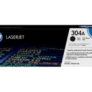 HP 304A Black LaserJet Toner Cartridge (CC530A)
