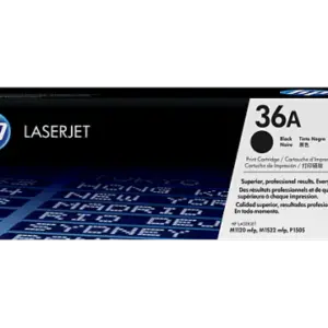 HP 36A Black Original LaserJet Toner Cartridge (CB436A)