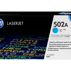 HP 502A Cyan Original LaserJet Toner Cartridge (Q6471A)