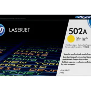 HP 502A Yellow Original LaserJet Toner Cartridge (Q6472A)