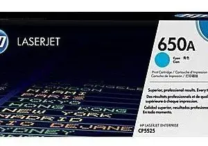 HP 650A LaserJet Toner Cartridge Cyan CE271A