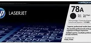 HP 78A Black Original LaserJet Toner Cartridge (CE278A)