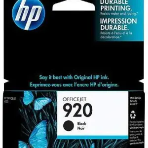 HP 920 Black Ink Cartridge – Professional OfficeJet Printing