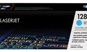 HP 128A Cyan Toner Cartridge – CE321A