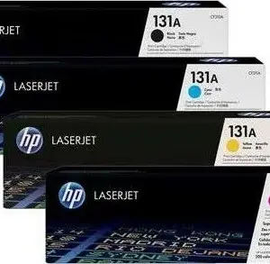 HP 131A LaserJet Toner Set – Black, Cyan, Magenta, Yellow