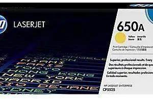 Hp 650a Laserjet Toner Cartridge Yellow CE272A
