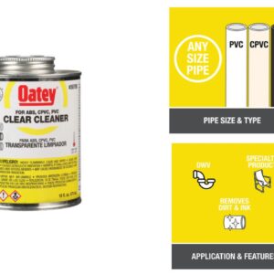 Tackle Clogs Easily: Oatey Clear Pipe Cleaner (2 fl oz)