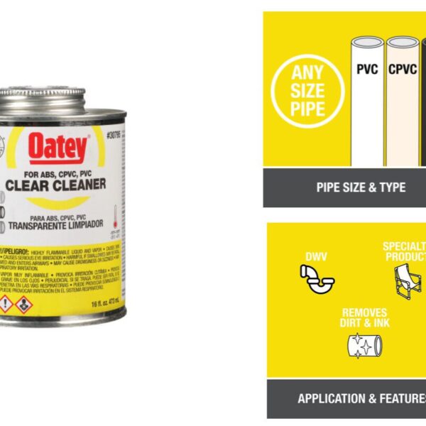 Tackle Clogs Easily: Oatey Clear Pipe Cleaner (2 fl oz)