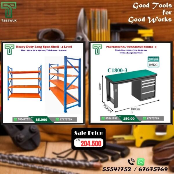 Save More on Workbench & Shelving Combos – 12